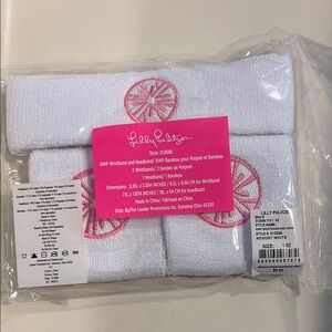 Lilly Pulitzer sweat bands NWT